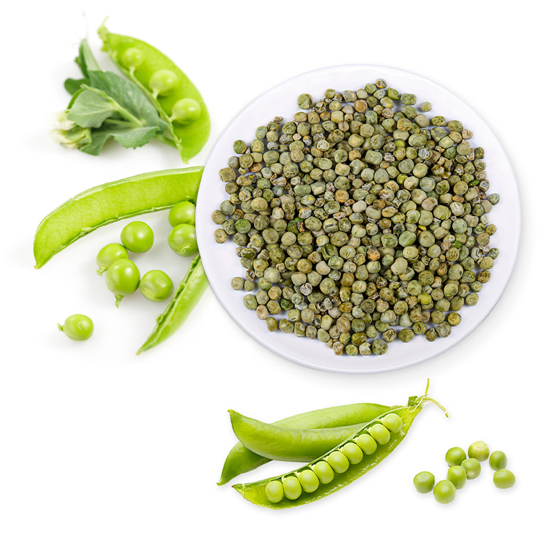 Mazăre de grădină verde deshidratată